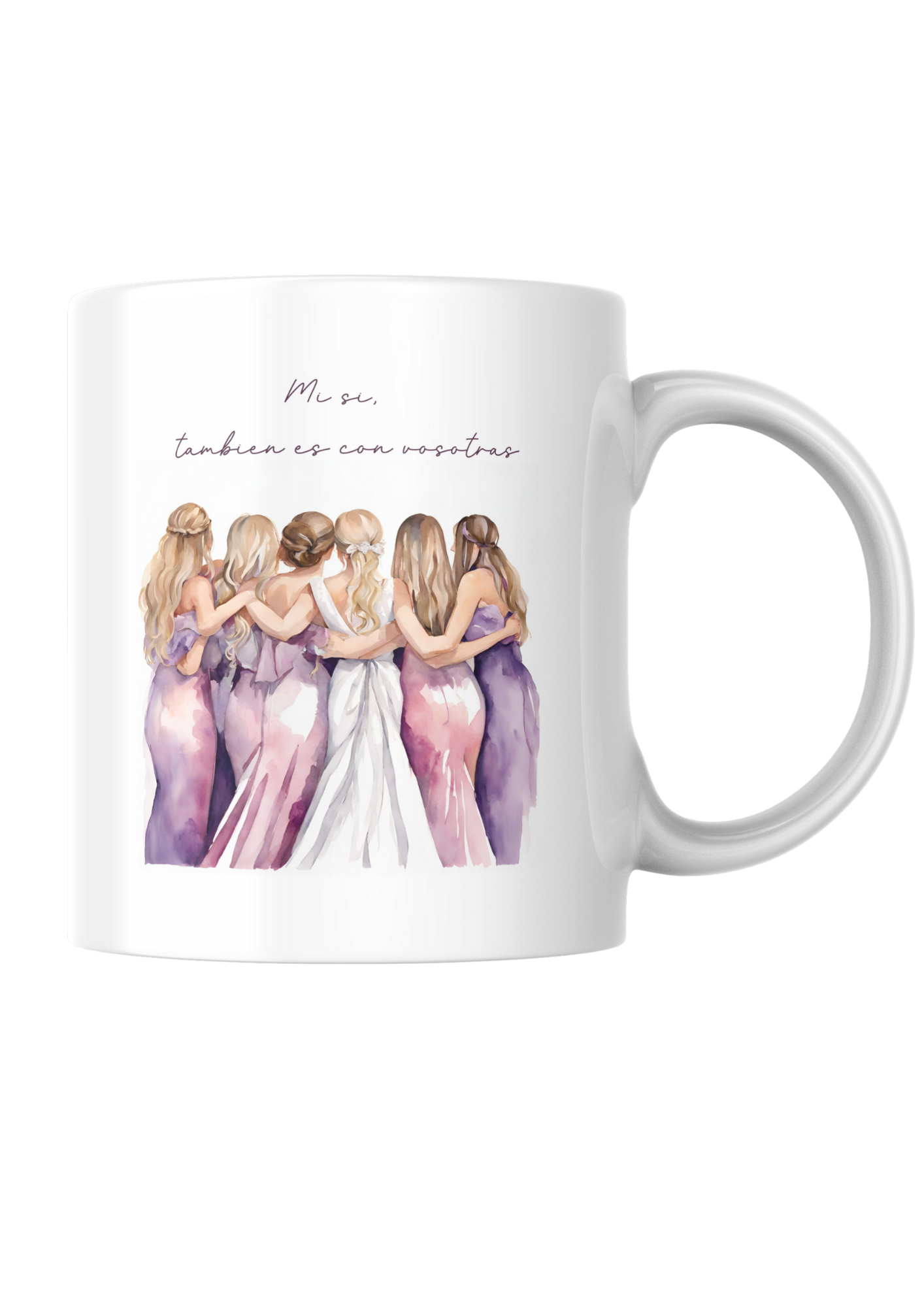 Taza personalizada Boda "Damas de Honor"