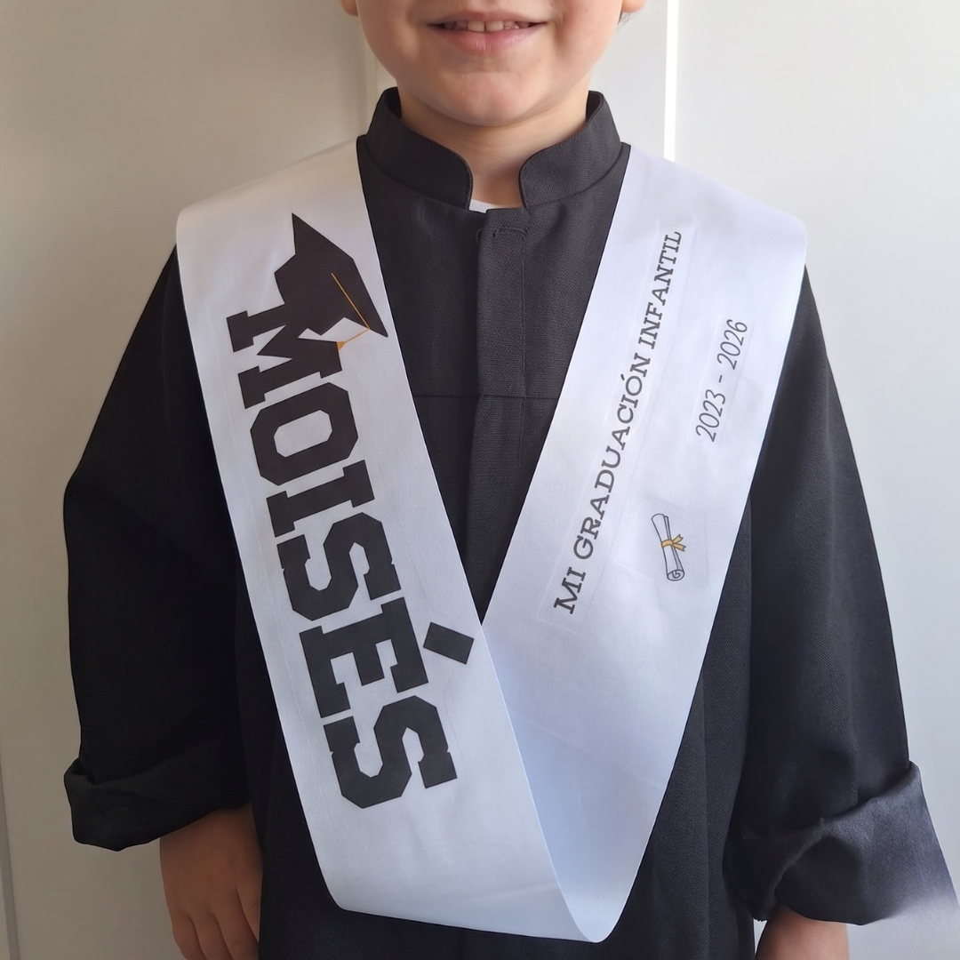 Estola graduación personalizada