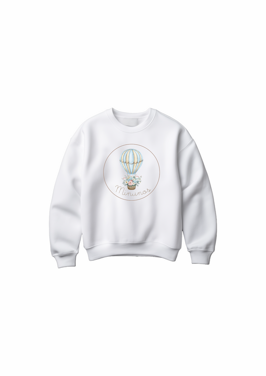 Sudadera niño personalizada cuello redondo
