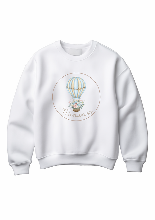 Sudadera adulto personalizada cuello redondo