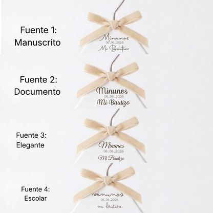 Percha para evento personalizada