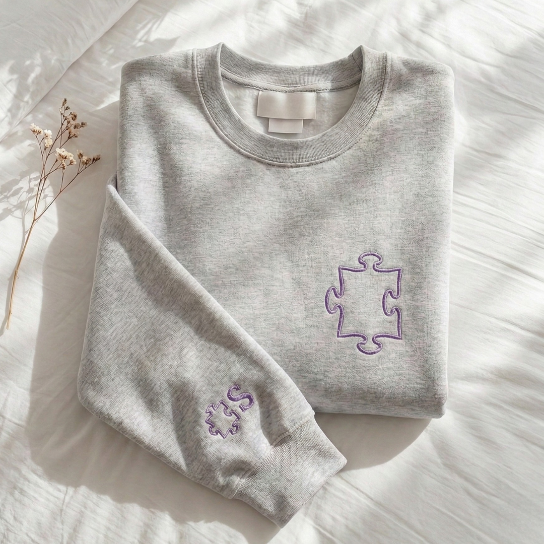 Besticktes Sweatshirt Papa