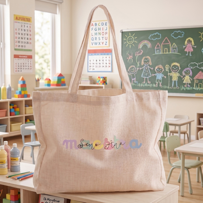 Bolso tote grande especial maestros