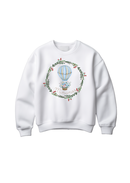 Sudadera bordada adulto Navidad