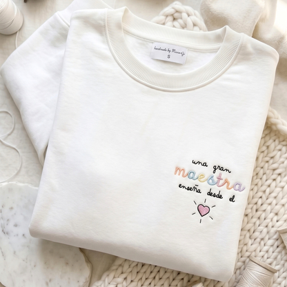 Sudadera especial maestra/o