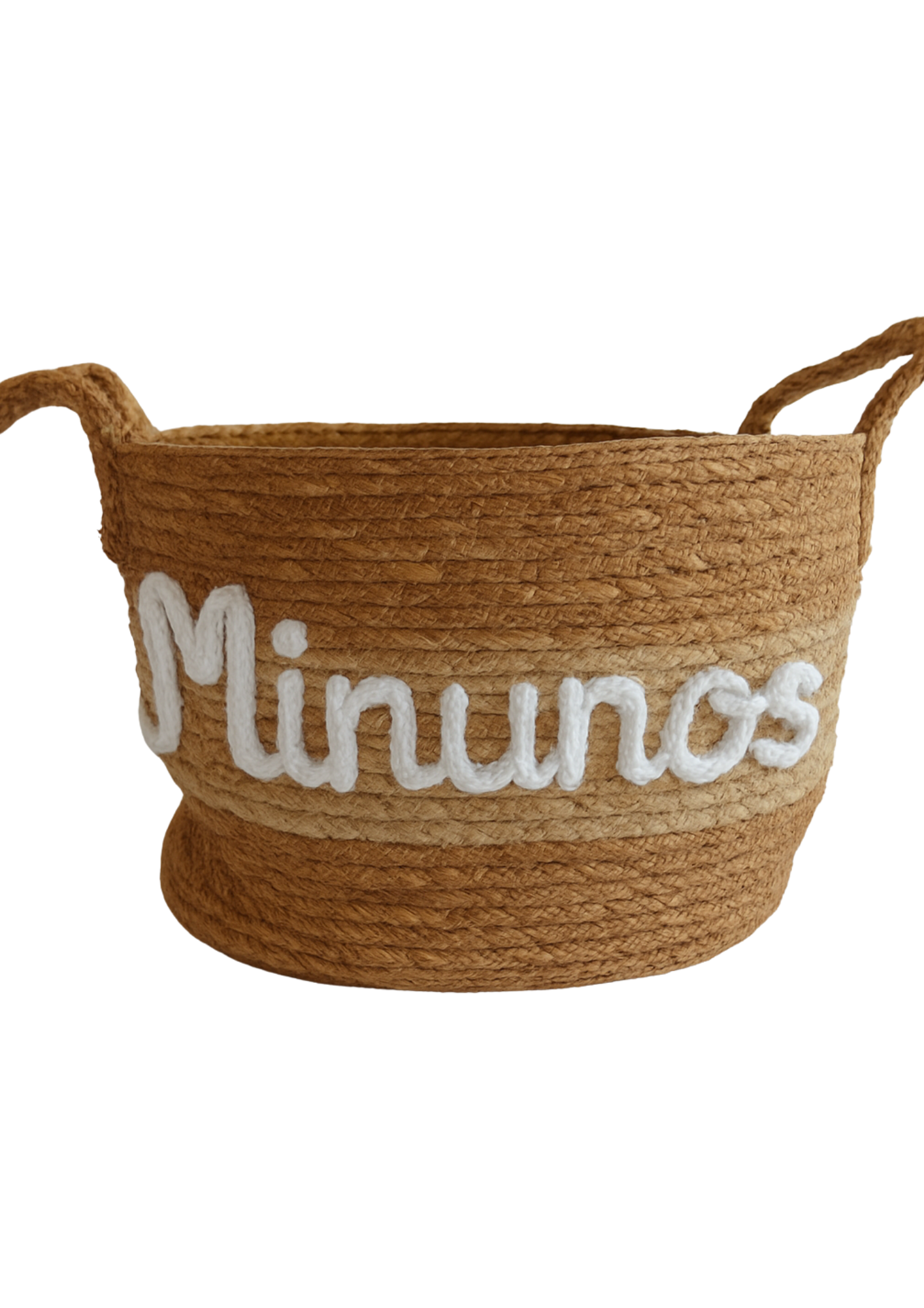 Letras tejidas decoración