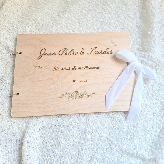 Personalisiertes Holzalbum