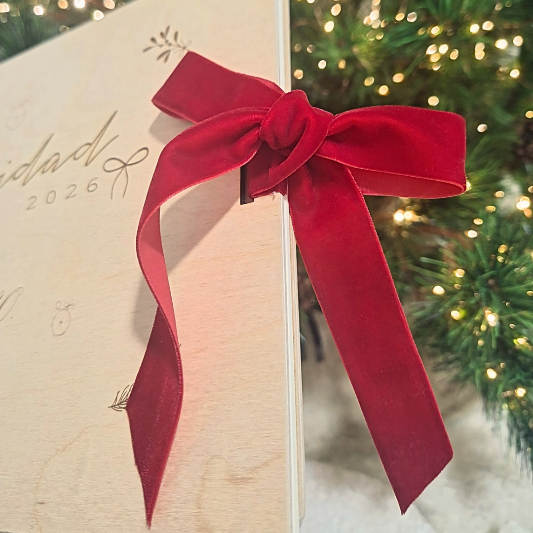 Álbum madera personalizado Navidad