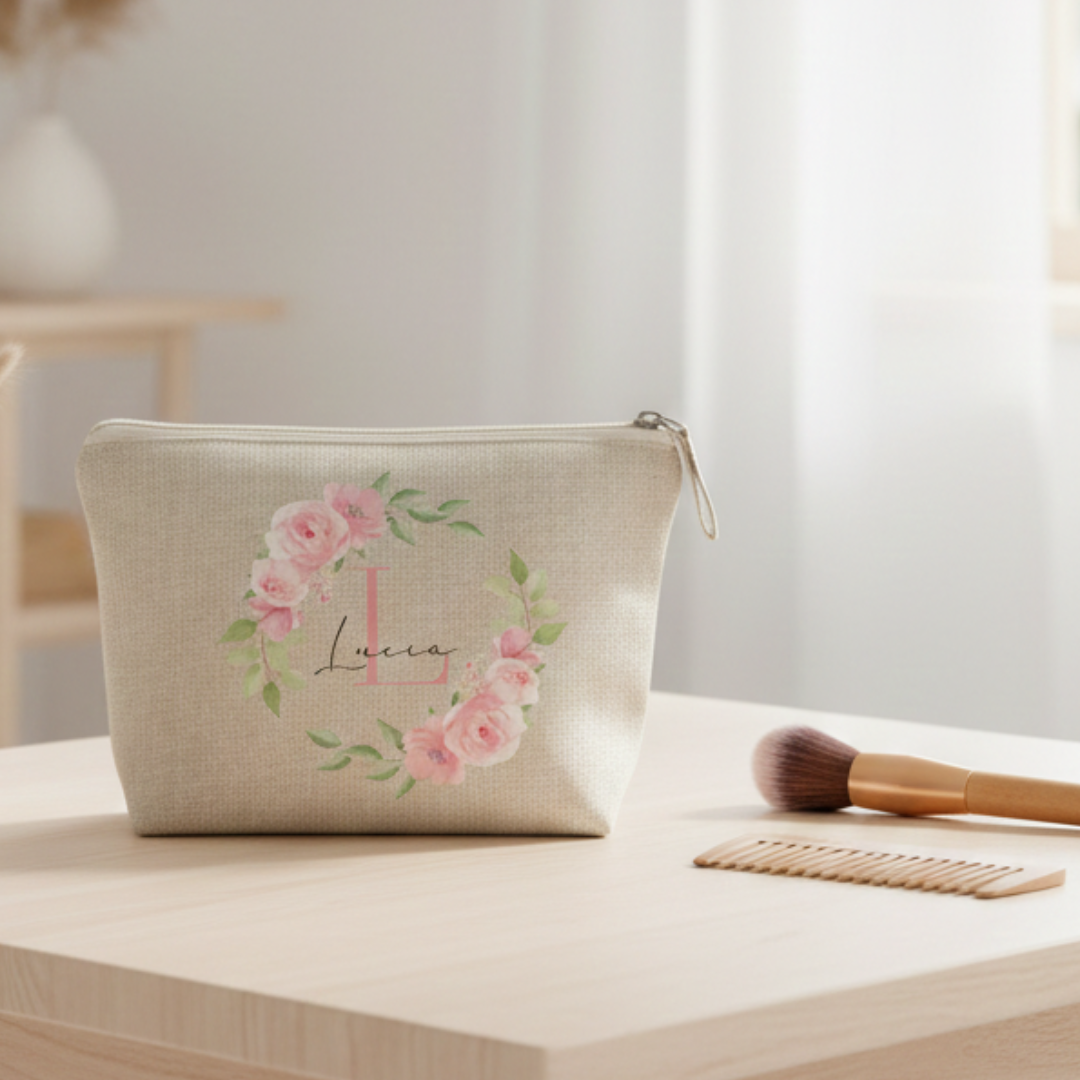 Neceser lino personalizado