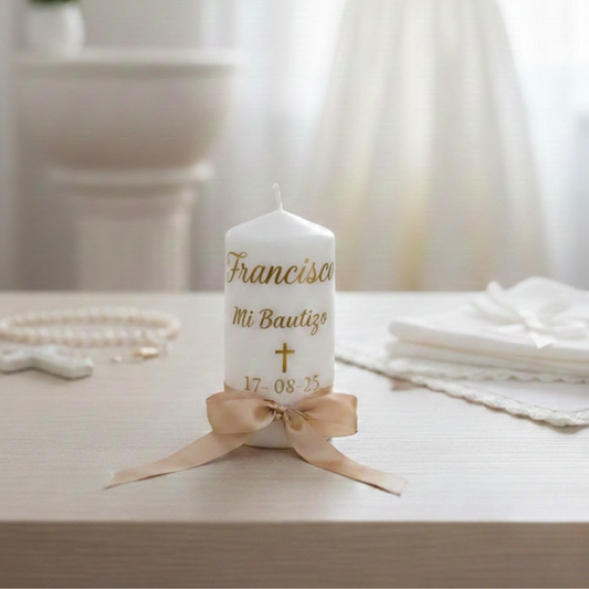 Vela personalizada Bautizo
