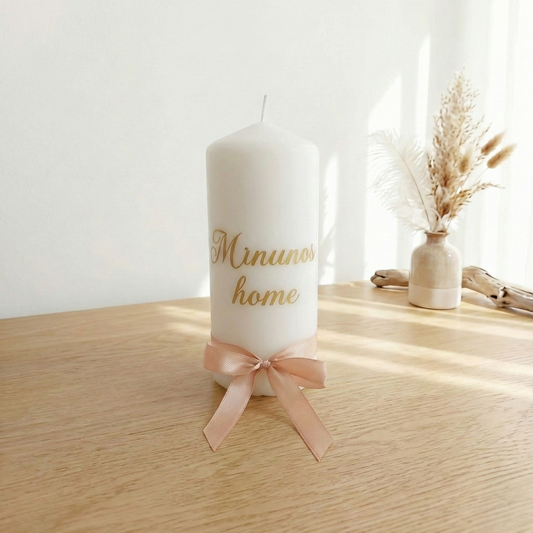 Vela personalizada decoración