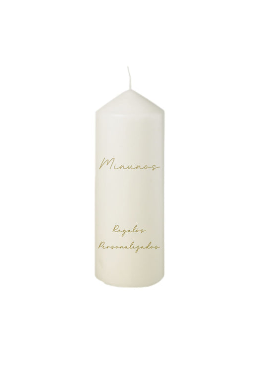 Vela personalizada