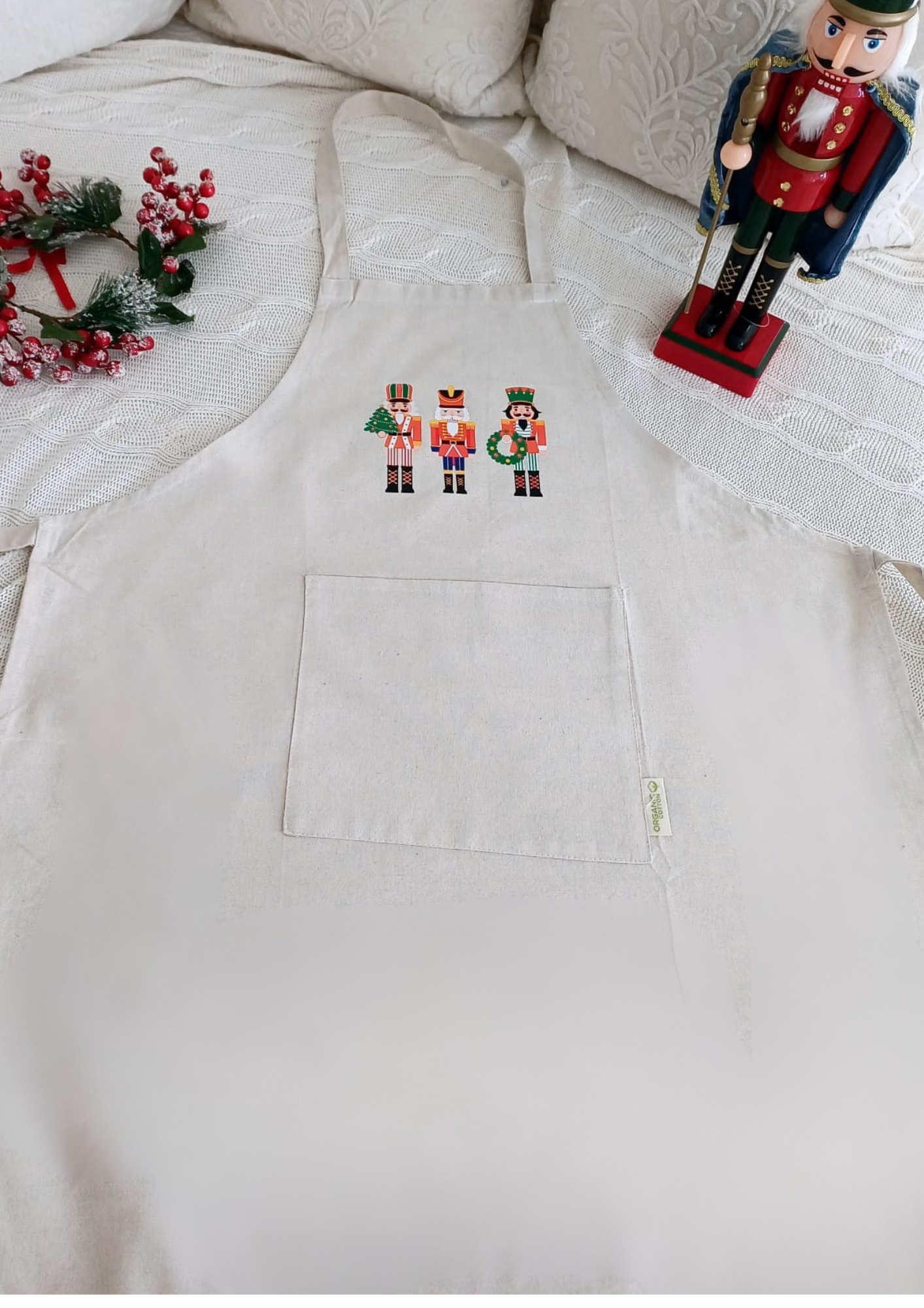 Delantal adulto Navidad