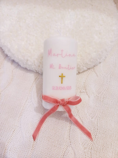 Vela personalizada Bautizo