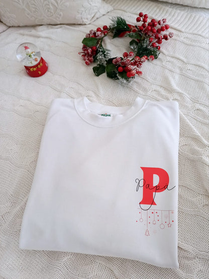 Sudadera bordada adulto Navidad