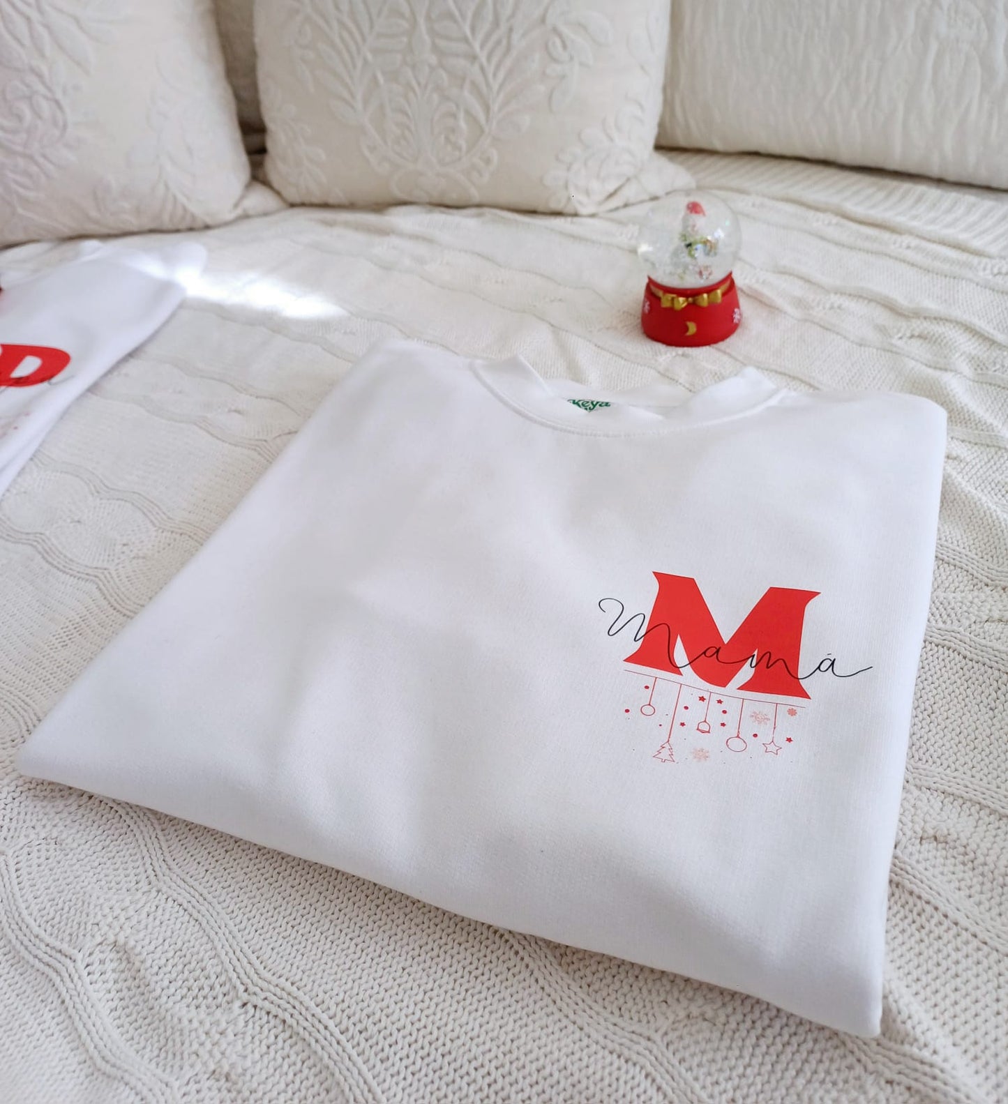 Sudadera bordada adulto Navidad