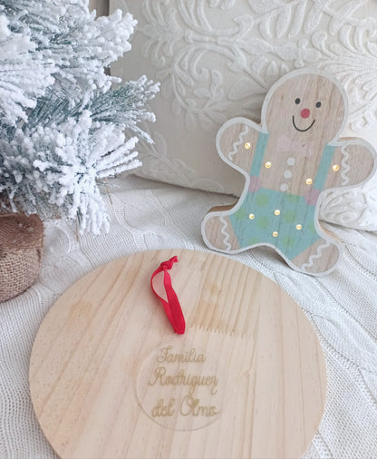 Bola árbol de Navidad circular