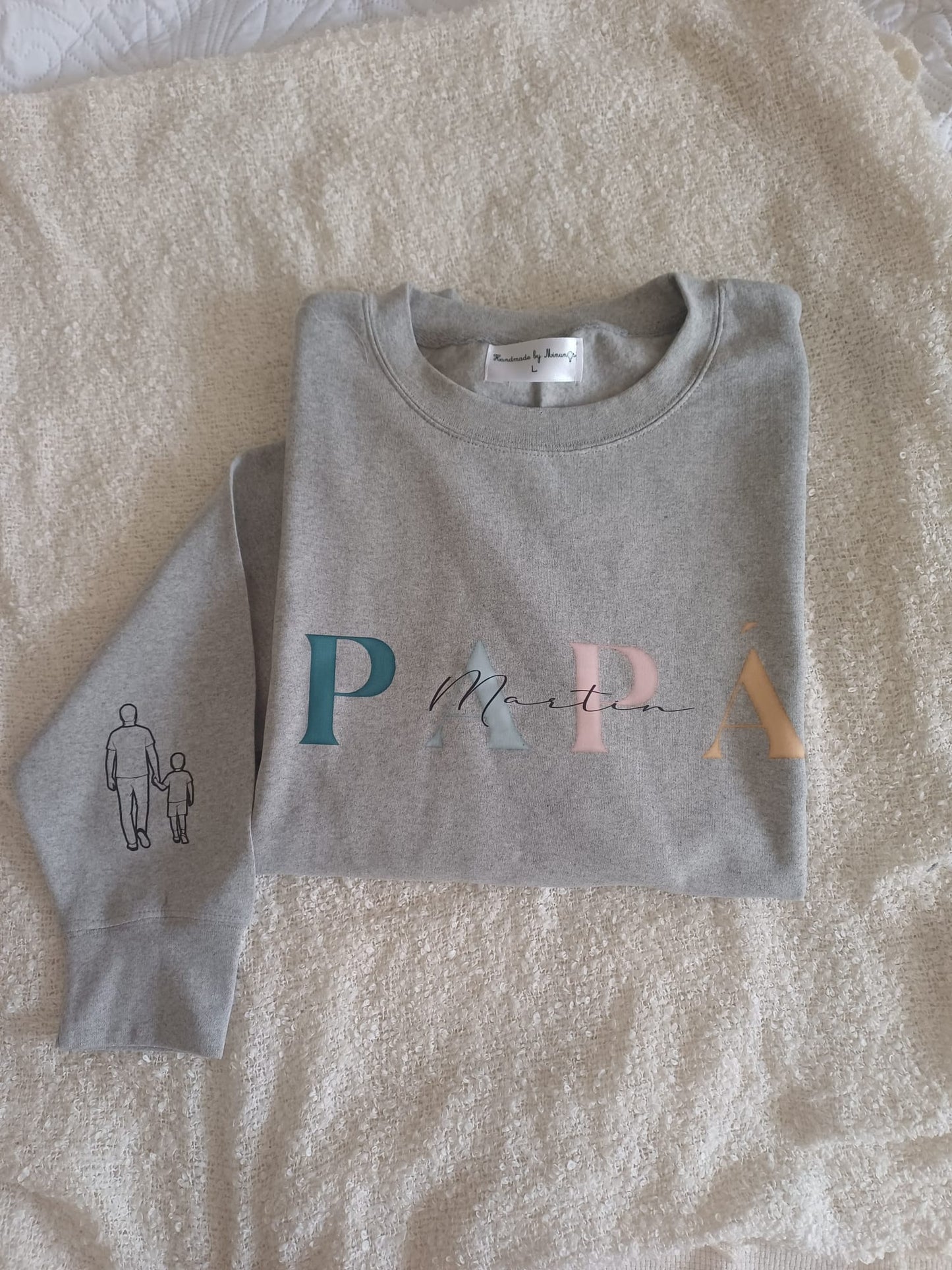 Sudadera estampada Papá