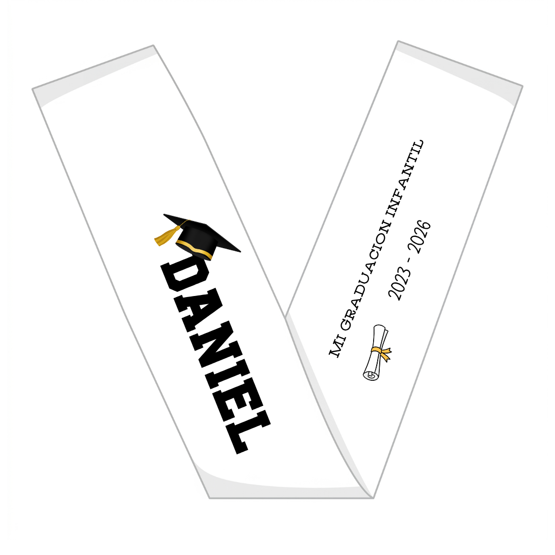 Estola graduación personalizada