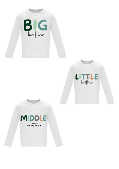 Pack Camisetas Hermanos/as o Primos manga larga