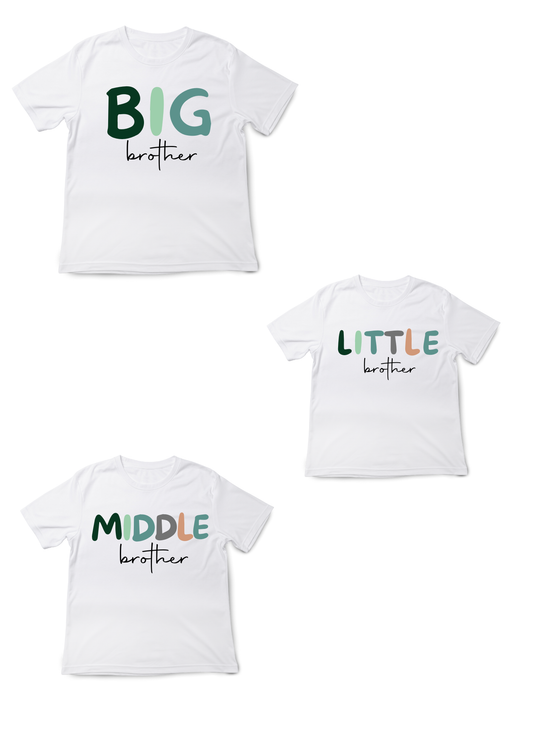 Pack Camisetas Hermanos/as o Primos manga corta