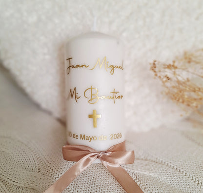 Vela personalizada Bautizo