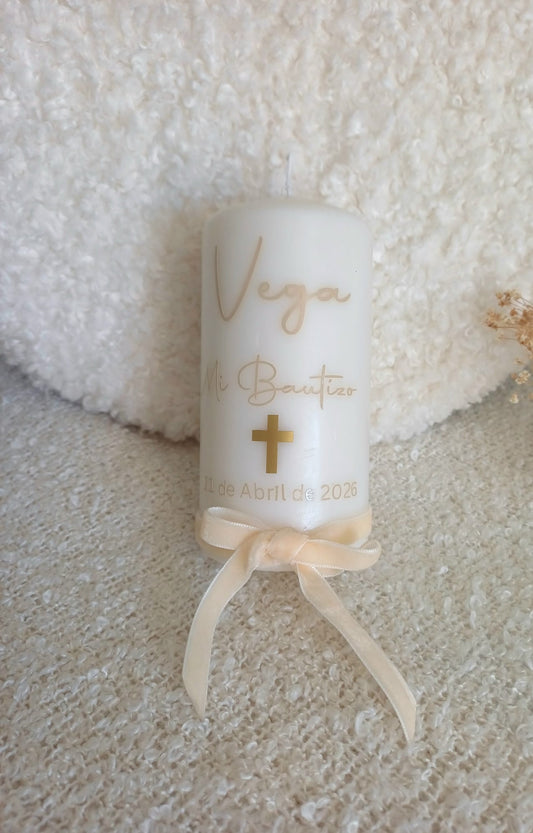 Vela personalizada Bautizo
