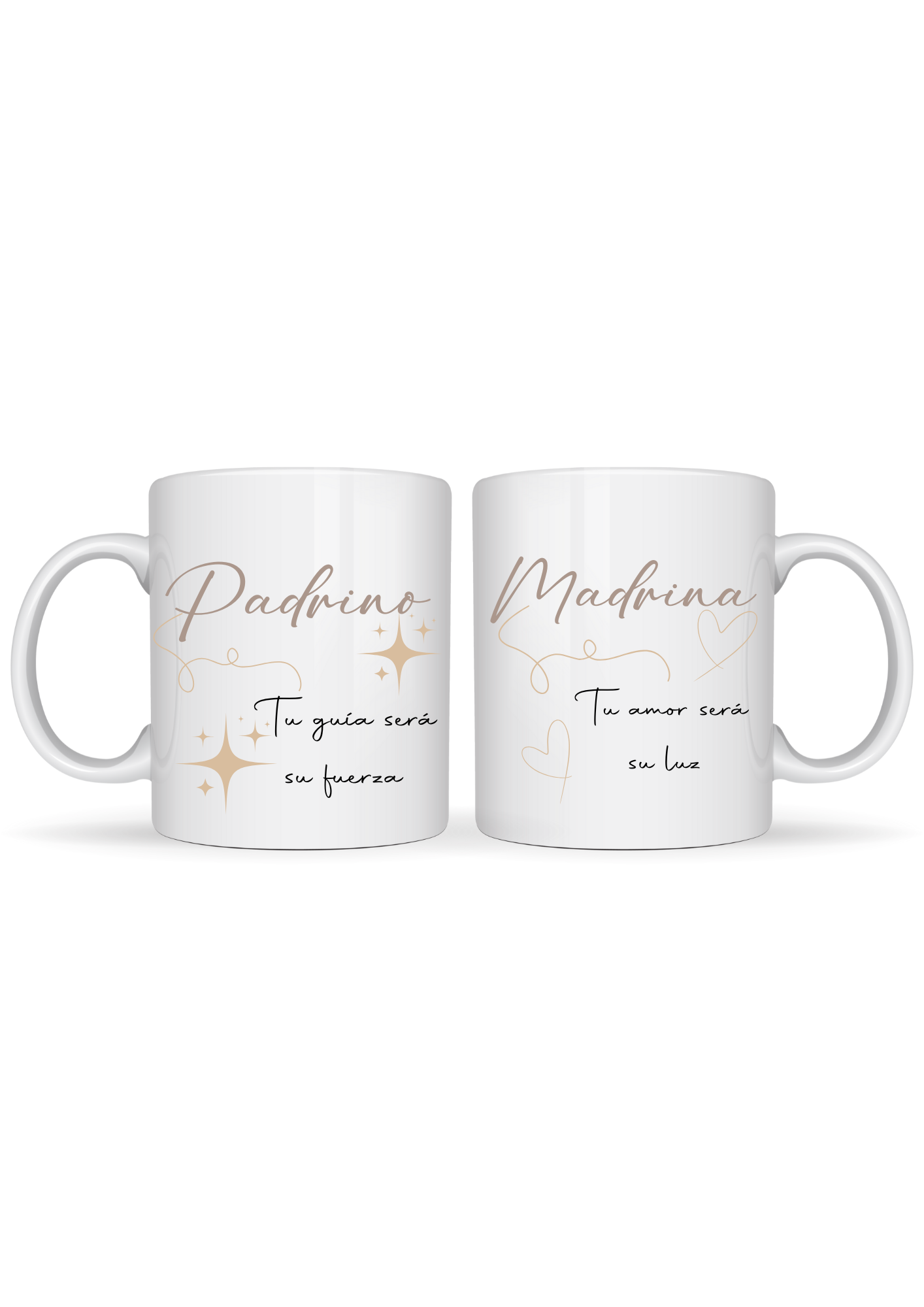 Taza personalizada Bautizo "Padrinos"